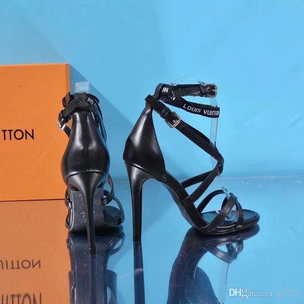 

2020 designers women colorful heels sandals t-strap high-heeled pumps 2 colors ladies patent leather dress single shoes, Black
