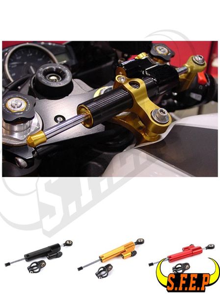 

universal cnc adjustable steering damper stabilizer bracket for ninja 250 ninja 300 z250 z300 zx6r zx10r z750 gtr1400