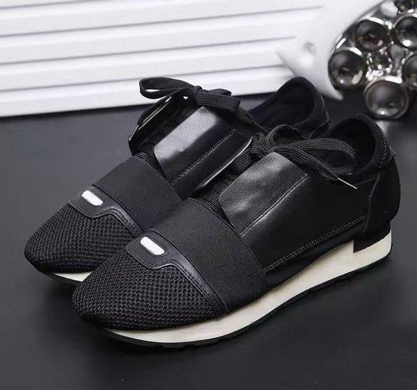 

2019 LUXURY DESIGN BRAND DESIGNER Genuine Leather MEN SNEAKERS MENS RACE RUNNERS WOMEN Skateboard SHOES white sole womens mix color
