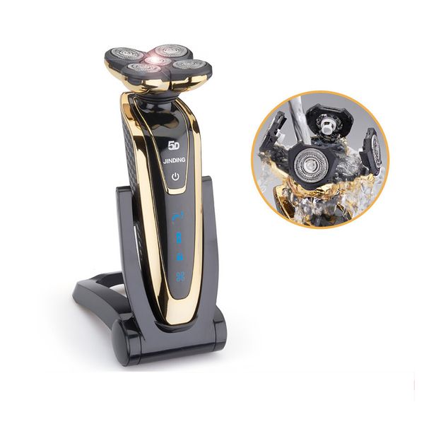 

genpai 5d electric shaver men washable rechargeable shaver waterproof electric shaving beard machine razor shavers for men