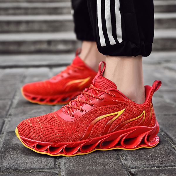 

new selling men's outdoor running shoes breathable male sneakers non-slip comfortable mesh athletic shoes 4 colors