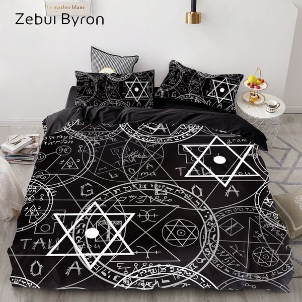 

3d duvet cover set /king/europe/custom, bedding set,quilt/blanket cover set,bedclothes magical inscriptions,drop ship