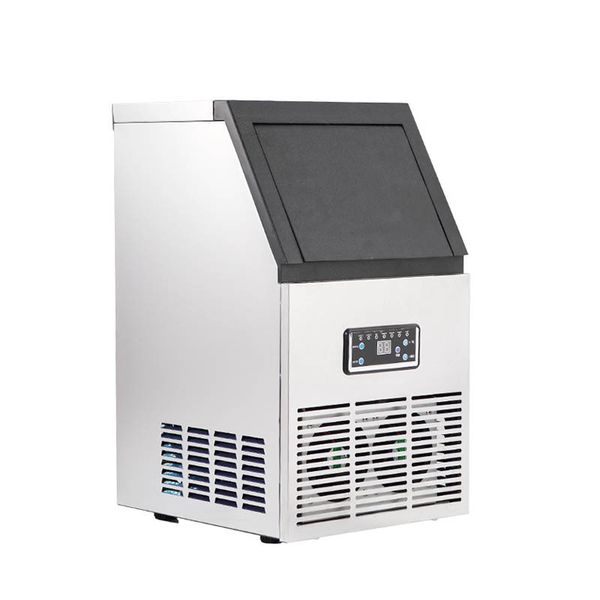 

qihang_40/50/60kgs/24h automatic ice maker food processing commercial ice cube making machine for milk tea shop 220v/110v