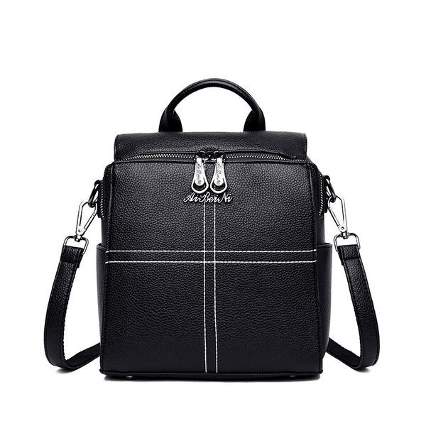 

2019 small fashion backpack female leather shoulder bag women leather backpack designer travel back bag bagpack sac a dos