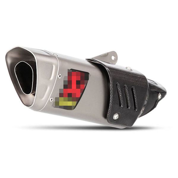 

motorcycle exhaust 500cc 600cc carbon muffler exhaust motorcycle escape moto with db killer for r6 r1 cbr500 z750