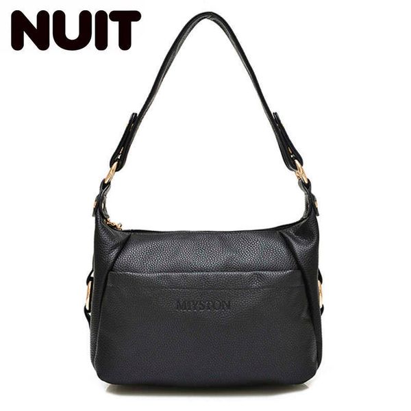 

daily women messenger bag luxury handbags designer high quailty soft waterproof black pu leather 2020 female shoulder bags