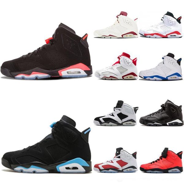 

6s basketball shoes 6 black infrared reflection new arrival 2019 version high men fashion luxury mens women designer sandals shoes