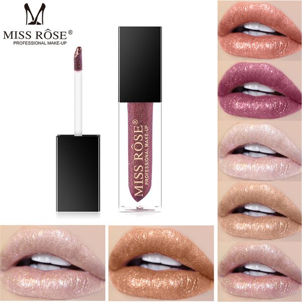 

miss rose waterproof shimmer lipstick golden color lip gloss nude gloss lip makeup shimmer tint brand cosmetics