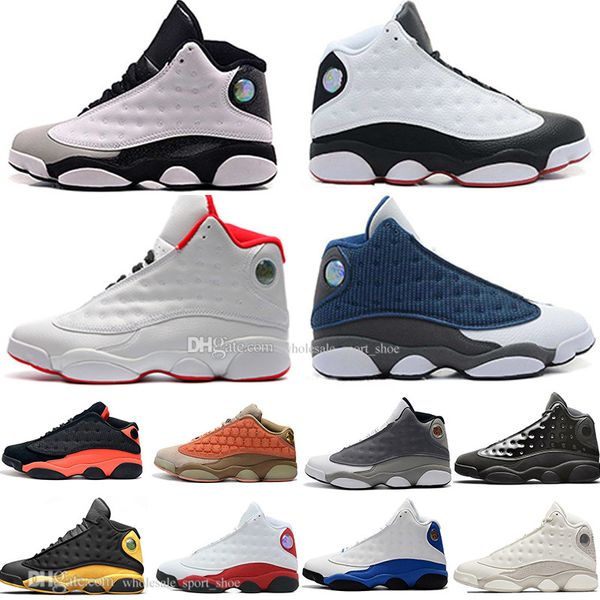 

13 13s Cap And Gown Terracotta Blush Mens Basketball Shoes Chicago Black Infrared Flints Bred Men Athletic Sports Sneakers Designer EUR36-47