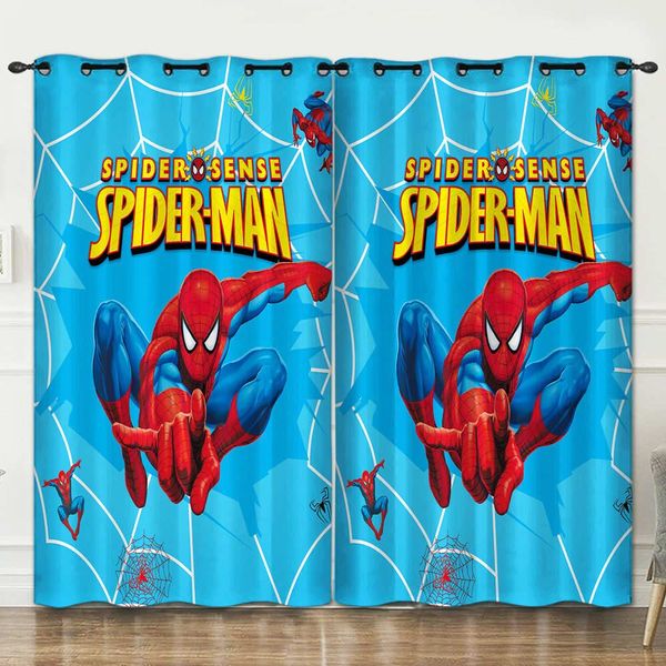 

spider-man akw-4a перфорированных спален гостиной украшения занавес фон украшение ткани