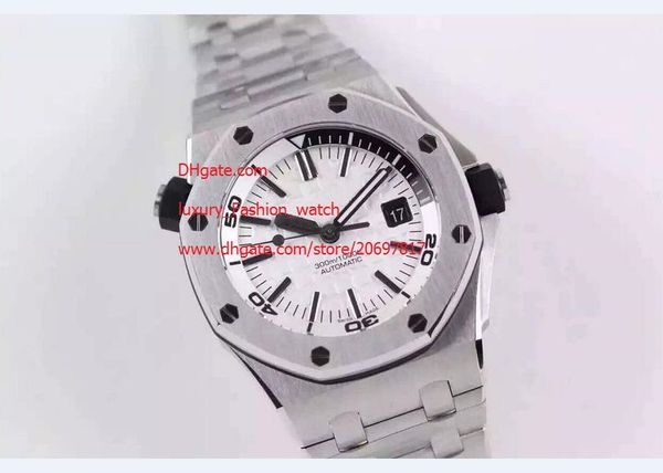 

бесплатная доставка поставщик фабрики верхнего качества роскошный верхний 42мм наручные часы автоматическое движение мужские часы часы белый, Slivery;brown