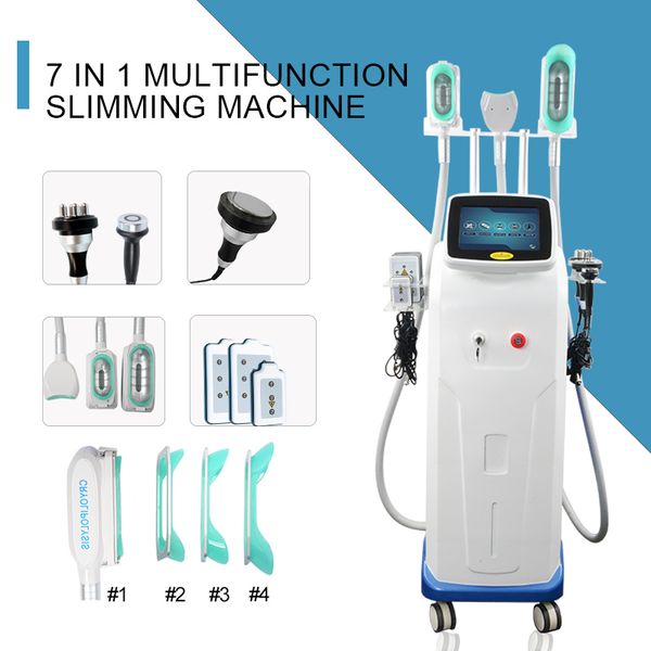 

new multifunction cryo machine cryolipolysis fat ing vacuum cavitation weight loss rf ultrasonic equipment dhl ing