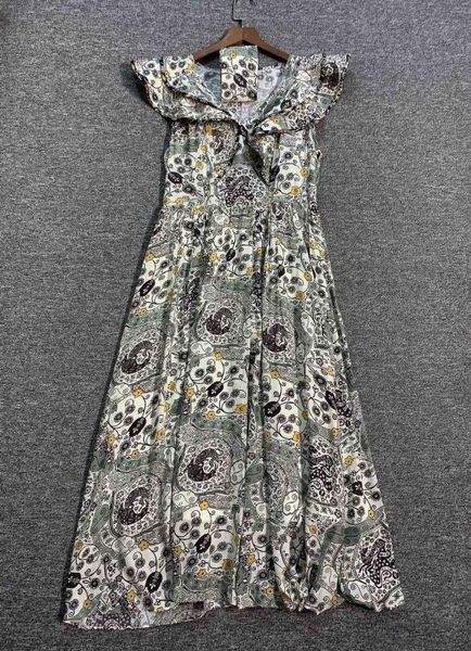 

women dress spring and summer ruffled sleeveless belt v-neck dress, Black;gray