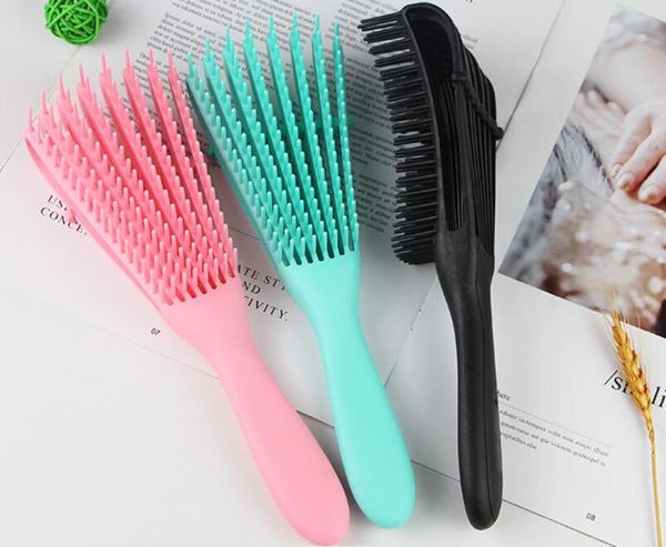 Detangling Brush For Natural Hair Massage Comb For Afro America 3a