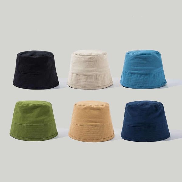 

bucket hat casual style 2020 new summar fashion cotton foldable comfortable sun-shade travel shopping black white yellow