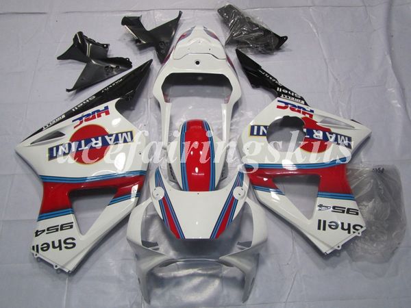 

4gifts injection mold new abs motorcycle full fairings kit fit for honda cbr954rr 2002 2003 02 03 954rr cbr954 bodywork set white red