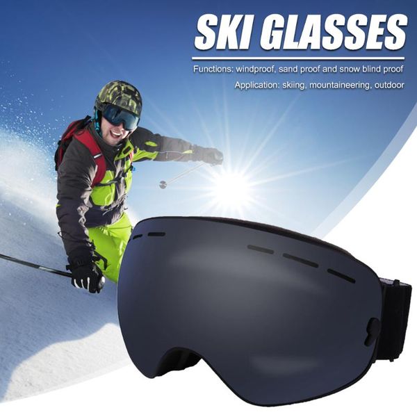 

double layers goggles breathable windproof anti-fog glasses sportswear for outdoor skiing climbing mountaineering