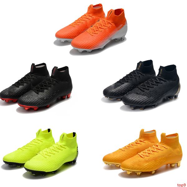 

мужская mercurial superfly vii 7 360 elite fg моды cr7 роналдо неймар футбольной обуви бутсы бутсы размер 39-45