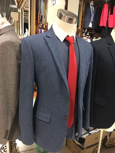 

2019 formal men wedding suit peaked lapel two button slim fit business tuxedos groom suits custom made (jacket+tie), Black;gray