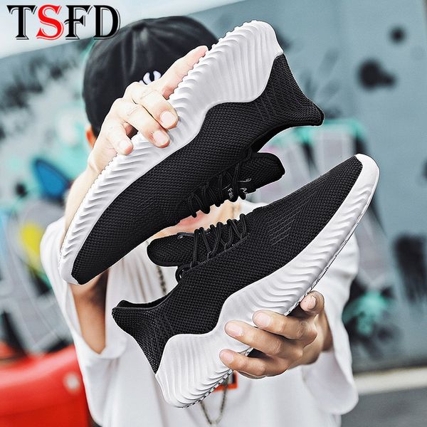

large sizes men's sneakers lace up sport shoes men running shoes men's sports breathable black new jogging v13
