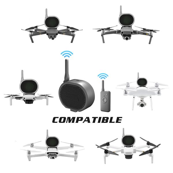 1200-2000 Meter Fernbedienungsabstand Mini-Drohnenlautsprecher, UAV-Zubehör, für DJI, X193 PRO, SG906 PRO, X7 PRO, SG901, SG907, E520S, 2-2