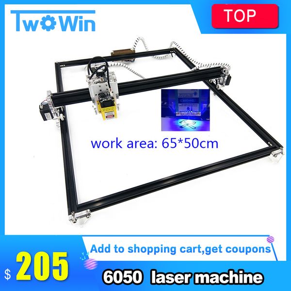 

15w big power 65*50cm work size cnc machine laser engraving,cnc laser engraving marking machine,diy cutter machine