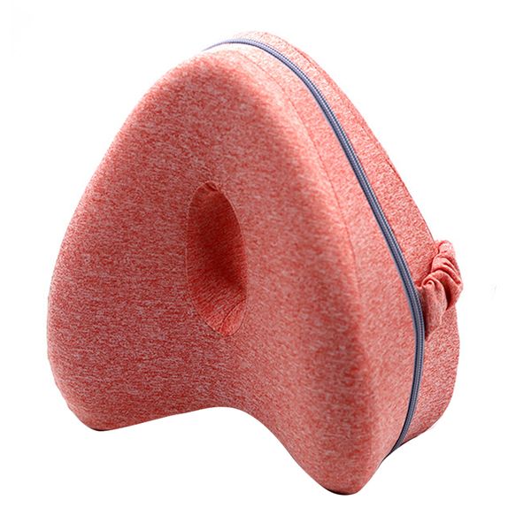 

sleeping relax portable joint memory foam leg pillow hip travel sciatica relief soft heart shape knee support bed ergonomic