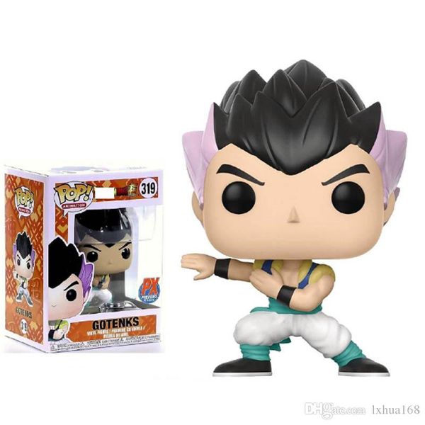 

kawaii funko pop dragon ball z gotenks vinyl action figure with box #319 gift kids toy good quality christmas