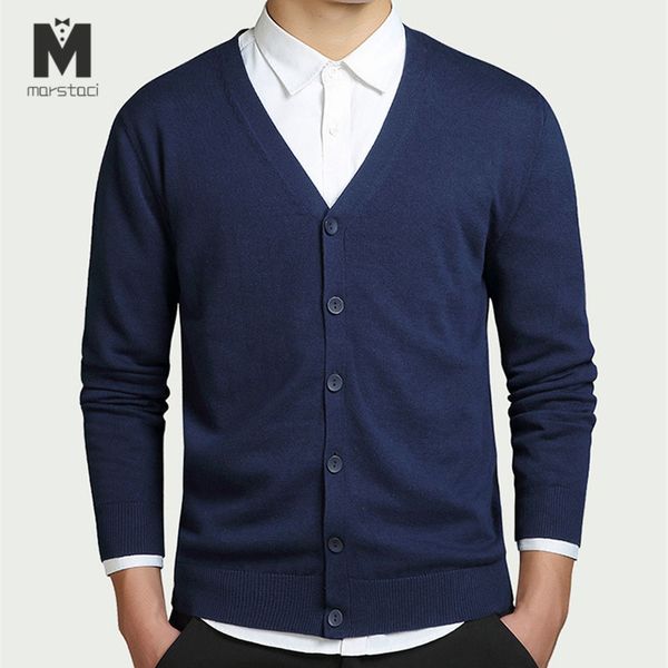 

cotton sweater men long sleeve cardigan mens v-neck sweaters loose solid button fit knitting casual style clothing new, White;black