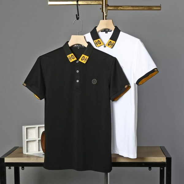 

2020 новый женщин людей поло рубашка мода мужчины марка polos вскользь mens конструктора polo вскользь высокого качества c0py лето короткие, White;black