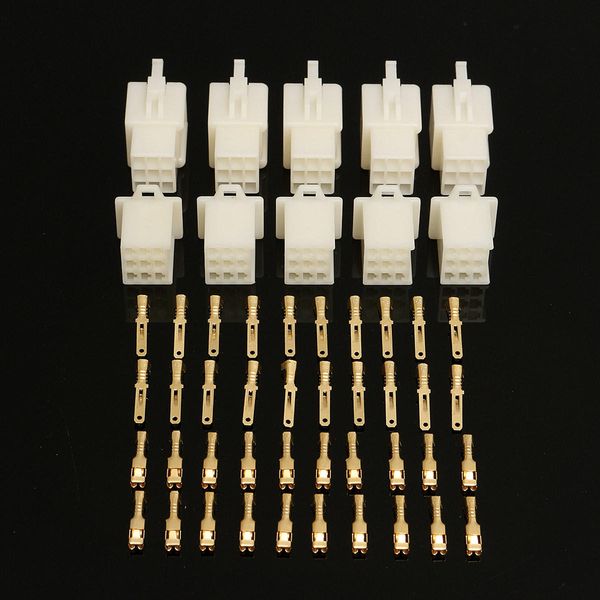 

2 3 4 6 9 way 2.8mm комплекты соединителей терминалов для мотоцикла двигатель велосипед - 2
