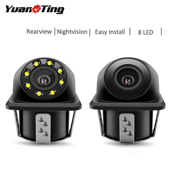 

yuanting cmos car rear view ip68 waterproof 170 wide angle 8led night vision back up reverse camera parking assistance universal