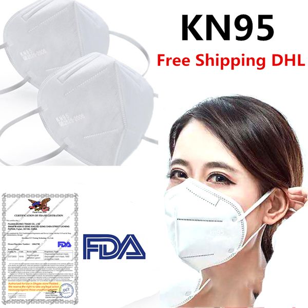 

fda masks mascherine ffp2 n95 face mask kn95 masque anti dust protective dustproof pm2.5 g dhl7339044