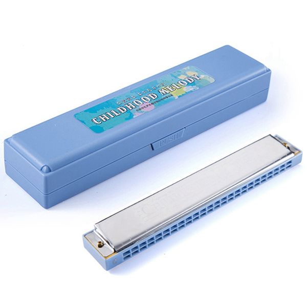 

harmonica 24 holes key colorful harmonica mouth piano organ music musical instrument diatonic harp