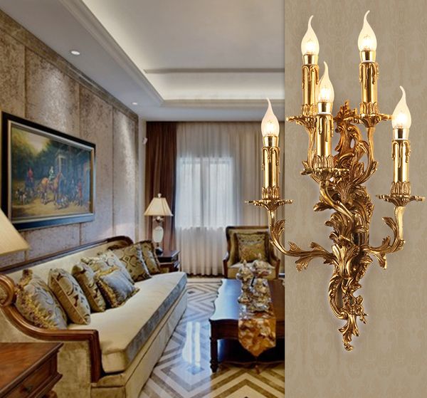 

vintage wall light candle luxurious wall lamp for l villa bedroom stair bracket lighting wall sconces lights fast shipping