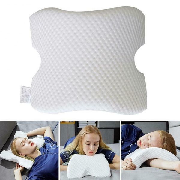 

1 шт удобной memory foam sleeping спальня подушка slow rebound давление шейка ортопедическая подушка head neck support подушка