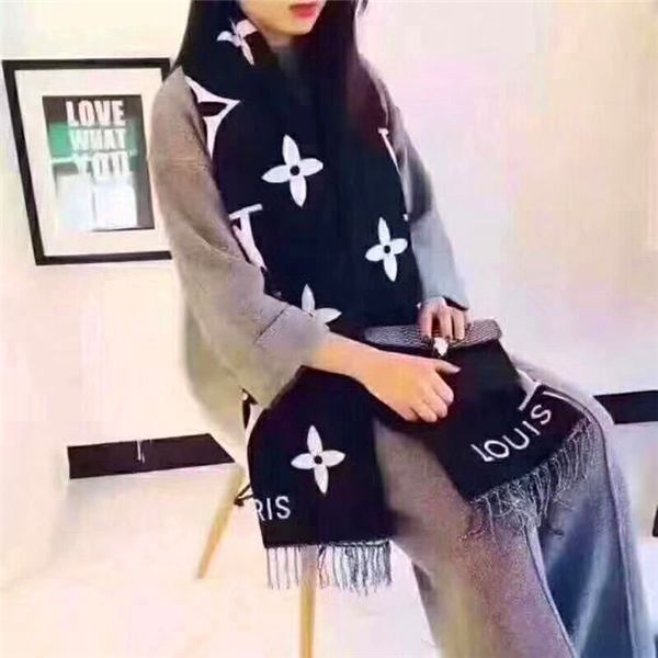 

new women's scarves and unique flower-and-bird scarves will be in 2019, Blue;gray