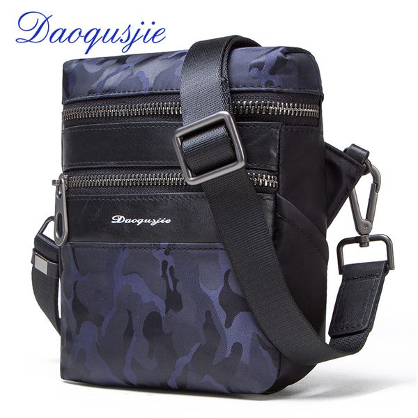 

daoqusjie new mens nylon messenger bag waterproof casual waist pack small shoulder bags for cell phone camouflage bag for men