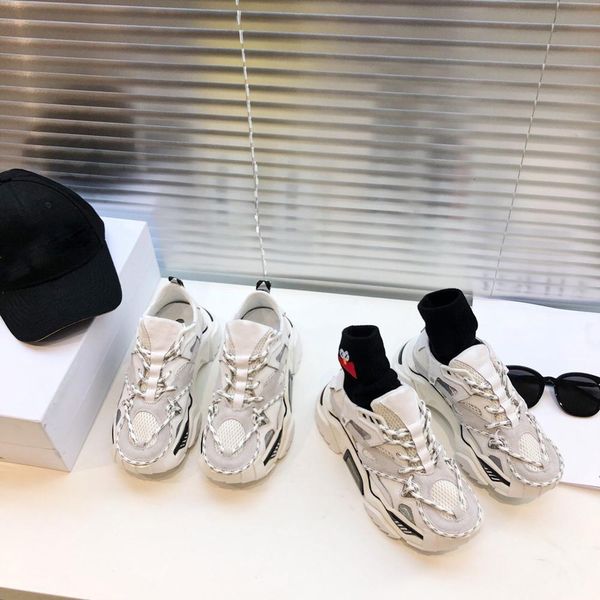 

spring 2009 super-fire thick-soled muffin shoes 3m reflective shoelaces, leisure shoes, sports shoes, Black
