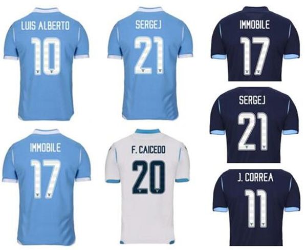 

Customized 19-20 Lazio LUIS ALBERTO 10 3 Thai Quality Soccer Jersey Shirts,BASTA 8 D JORD JEVIC 9 IMMOBILE 17 BAMOS 3 SERGEJ 21 Soccer wear