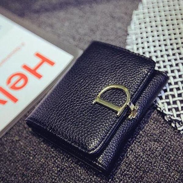 

Designer Womens Wallets and Purses Snap Fastener Short Clutch Wallet Fashion Small Female Purse Short Purse Fashion Women Wallet/7