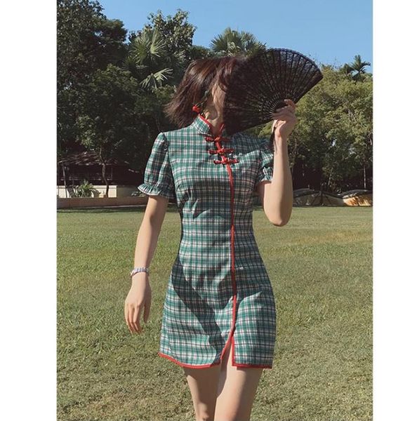 

cheongsam ђлђил ил веѬии плае 2020 веной и леом новй Ѭепђбликанкий ѬеѬо д, Red