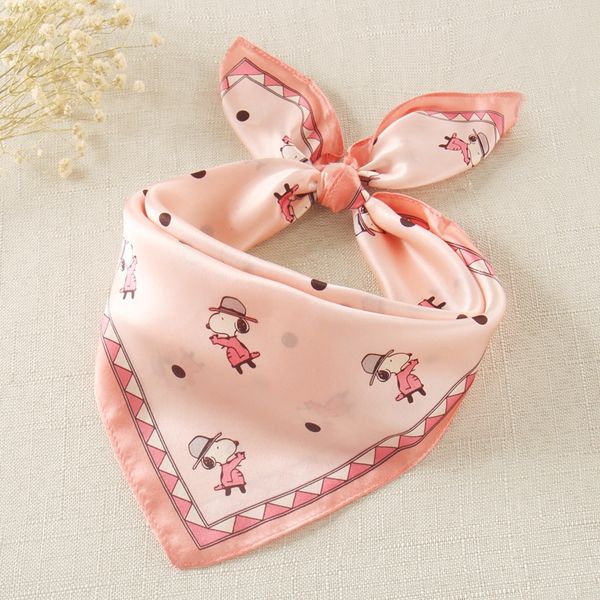 

mulberry silk children's baby real autumn boy small square girl's small square scarf baby's triangle scarf tide, Red;brown