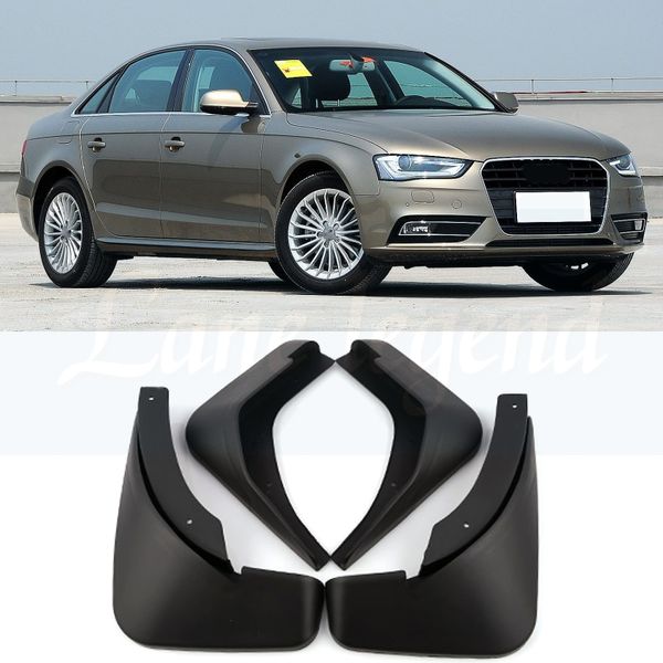 

mud flaps for audi a4 b8 2012-2015 facelifted mudflaps splash guards mud flap front rear mudguards fender accessories 2013 2014