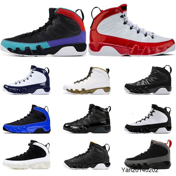 

2020 men basketball shoes 9s gym red dream it do it unc black white city of flight sports sneaker size 7-13