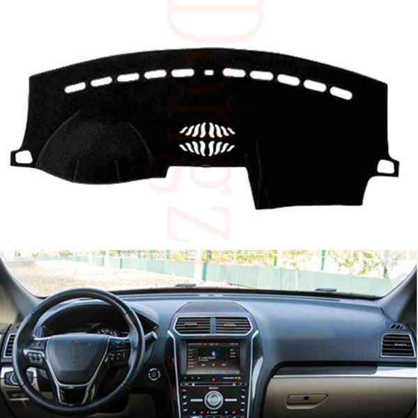 

dongzhen car styling fit for explorer 2011-2016 car dashboard cover avoid light pad instrument platform dash board cover