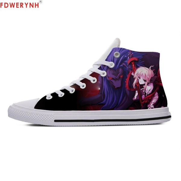 

men walking shoes customized canvas shoes for anime fate stay night high women breathable custom
