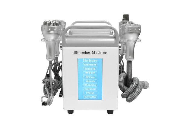 

9 in 1 professional 40k cavitation machine vacuum body slimming machine led pn rf beauty machine cold hammer face spa