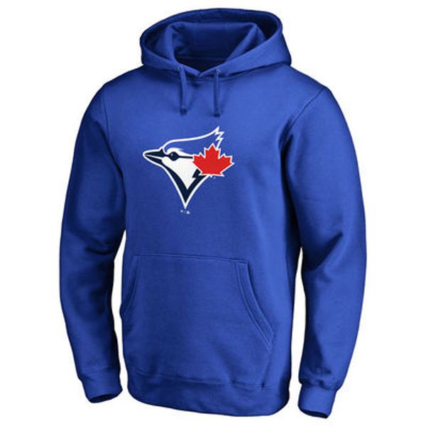 

2019 american baseball league blue jays toronto blue jays long sleeved sweater hoodie, Black