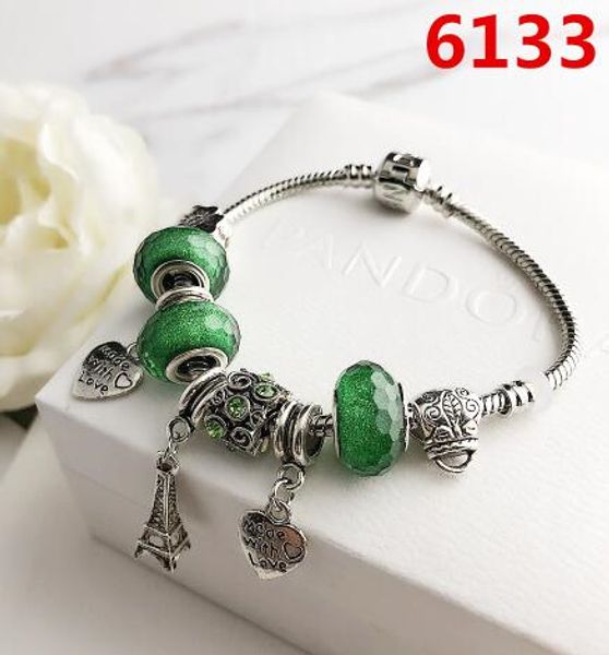 

charm beads fit for pandora jewelry 925 silver bracelets snowflake pendant bangle blue sky pumpkin cart charms diy jewelry, Black